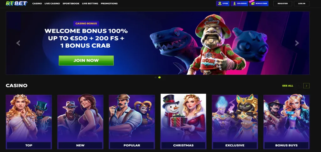 RTbet Online Casino Review