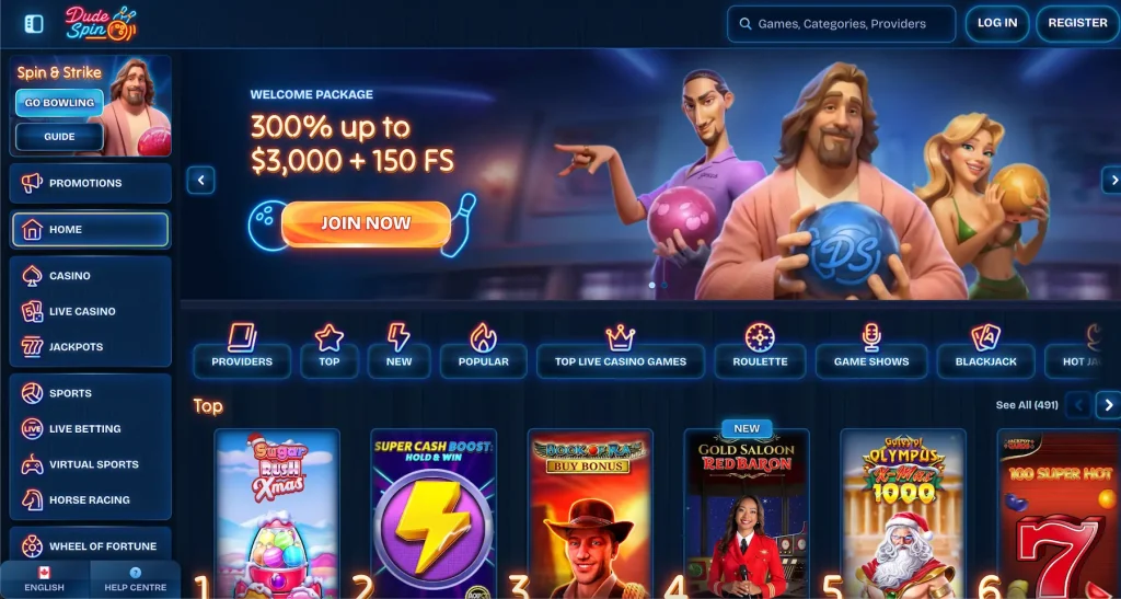 Dudespin Casino Review